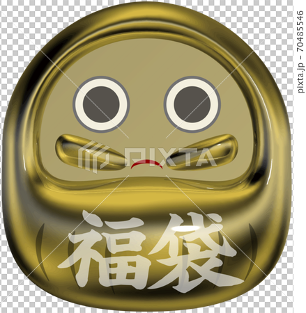 幸運袋，吉祥的金色佛法封蠟狀標記，透明背景 70485546