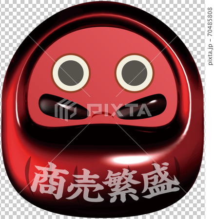 生意興隆，吉祥紅色佛法封蠟狀標記，透明背景 70485808