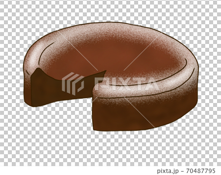 Gateau Chocolat Stock Illustration