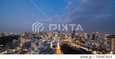 【ベトナム】ホーチミンの夜景 70487924