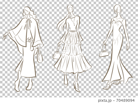 Women's fashion illustration 70489094