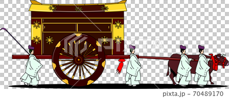 日本老貴族的傳統牛車 70489170