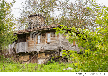 Abandoned old house, Strandzha mountain, Bulgaria 70489481