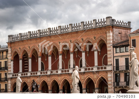 Loggia Amulea - Ancient Palace in Neo-Gothic style in Padua Italy 70490103