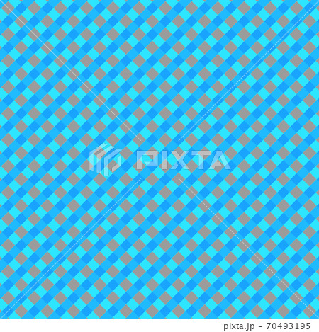 カラフルなチェック柄の背景 またはドット柄 水色 青 グレーのイラスト素材