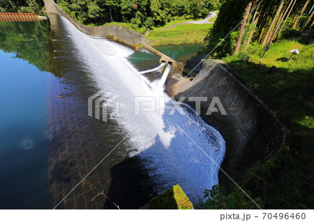 日本一美しい白水ダム	全体 70496460