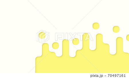 したたる液体のような抽象的背景素材【16:9】 70497161