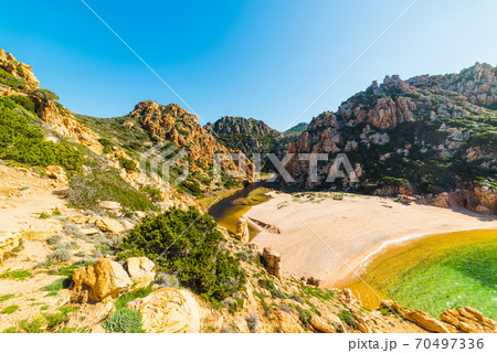 Li Cossi beach on a clear day 70497336