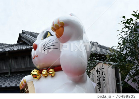 おかげ横丁　招き猫 70499805