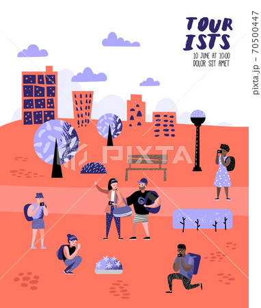 Traveling People in Trip Poster, Banner, Brochure 70500447