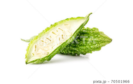 Bitter gourd isolated on white background 70501966