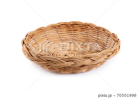 wicker basket isolated on white background wicker basket isolated on white background 70501996