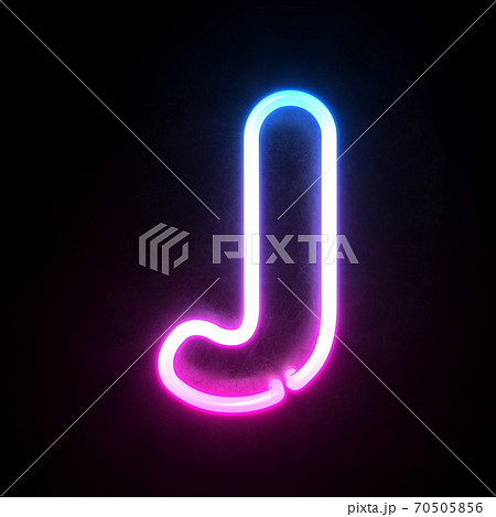 j neon letter