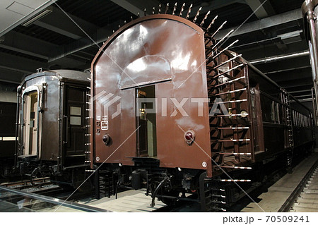 リニア鉄道館のオヤ31建築限界測定車の写真素材 [70509241] - PIXTA