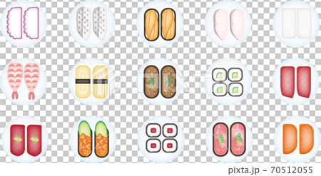 Soft gradation sushi set 70512055