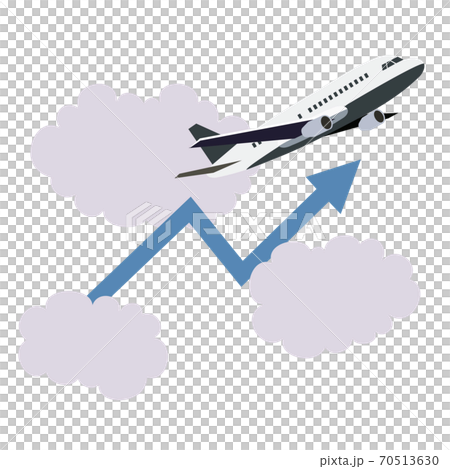 上昇する飛行機 70513630