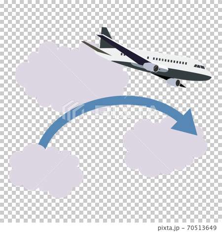 下降する飛行機 70513649