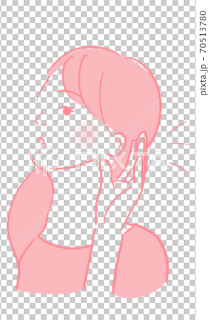 A woman listening to ears 70513780