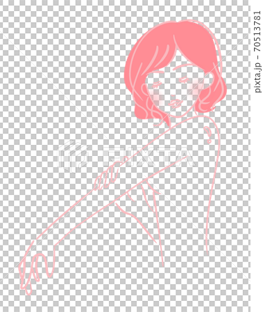 皮膚光滑的女人 70513781