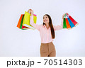 woman and shopping bag 70514303