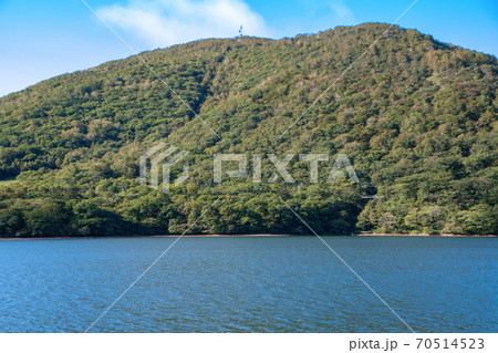 県立赤城公園 地蔵岳 赤城神社境内からの景色 初秋の風景 県立赤城公園 地蔵岳 赤城神社境内からの景色 初秋の風景 70514523