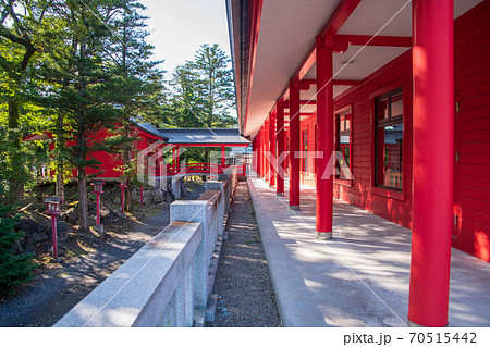 県立赤城公園　赤城神社境内　初秋の風景 70515442