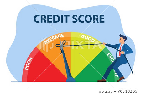 Credit score concept 70518205