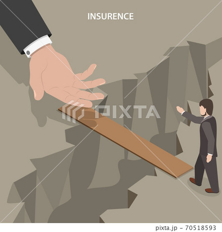 Insurance isometric vector concept 70518593