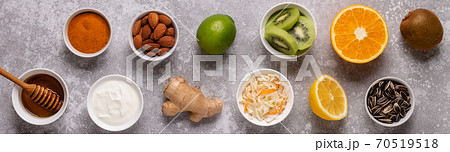 Healthy products for Immunity boosting and cold remedies. 70519518