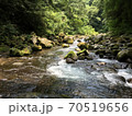 夏の山奥の沢 70519656