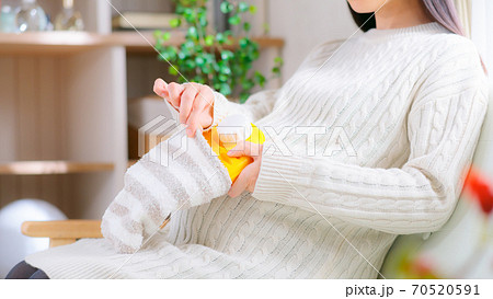 湯たんぽ　妊婦　湯たんぽカバー　取り付け　16:9 70520591