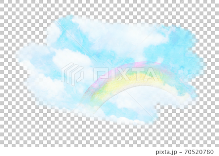 Background material Sky Rainbow texture 70520780