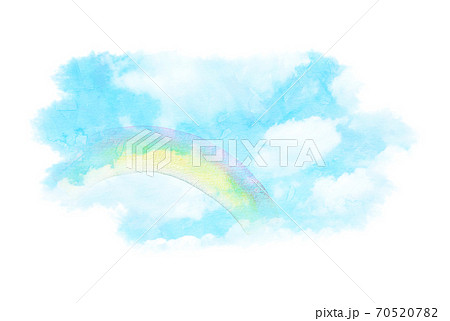 背景素材 空 虹色 テクスチャー 背景素材 空 虹色 テクスチャー 70520782
