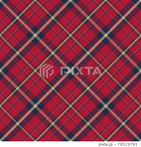 Tartan plaid pattern in red. Print fabric texture seamless. Check