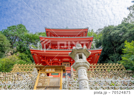 岐阜公園三重塔 70524875