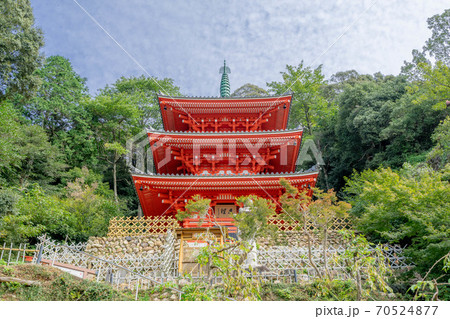 岐阜公園三重塔 70524877