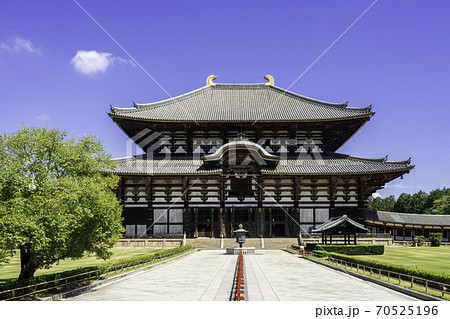 東大寺　大仏殿　奈良県奈良市 70525196