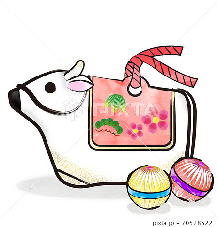 在庫あり 即出荷可 手鞠 手毬 てまり 干支 丑 牛 正月 置物 Knowledge21 Com