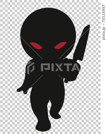 用刀子罪犯的數字 70528987