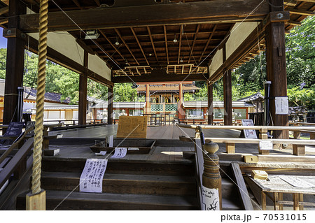 氷室神社 拝殿 舞殿 奈良県奈良市 氷室神社 拝殿 舞殿 奈良県奈良市 70531015