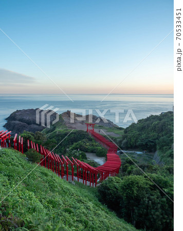 【山口】早朝の元乃隅神社 70533451