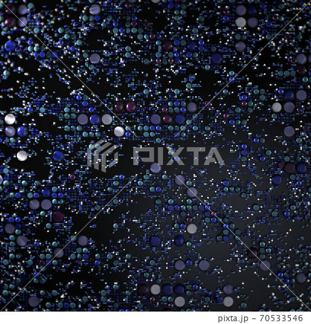 Data technology abstract futuristic illustration . Dots and lines on dark background. 3D Data technology abstract futuristic illustration . Dots and lines on dark background. 3D 70533546