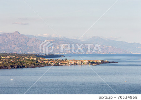 splendid azure Sicilian sea 70534968