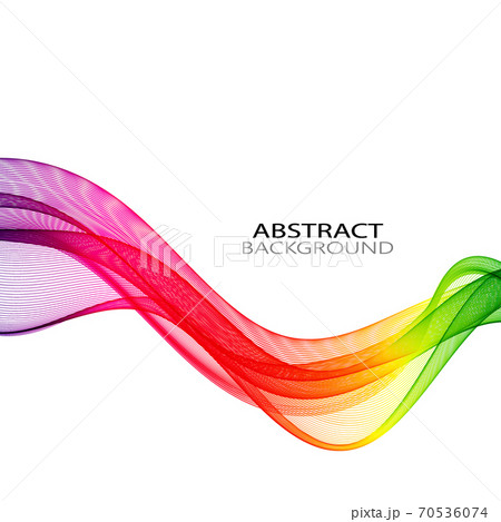 Abstract colorful wave design background....のイラスト素材 [70536074] - PIXTA