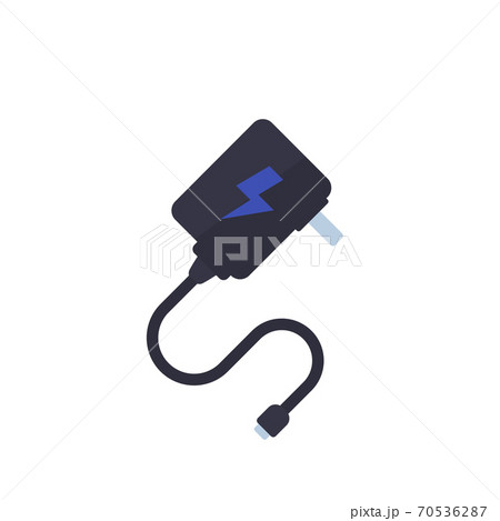 Mobile charger on white, vector illustration 70536287
