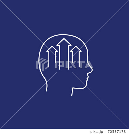personal growth concept vector line icon 70537178