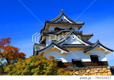 滋賀県彦根市の彦根城の風景、お城、、彦根城、日本歴史【10月】 滋賀県彦根市の彦根城の風景、お城、、彦根城、日本歴史【10月】 70542027