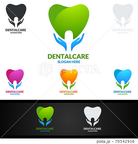 Dental Logo, Dentist Stomatology Logo Design 70542916