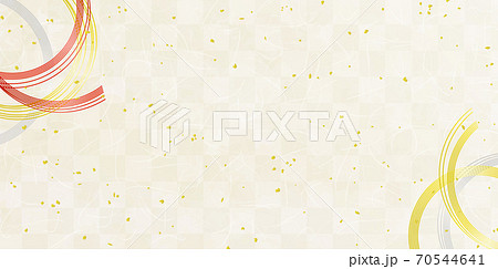 背景　和紙テクスチャ　水引き　和風素材 70544641