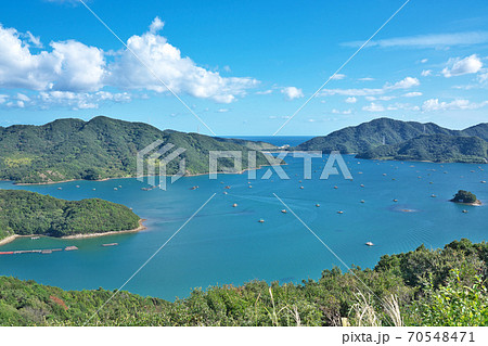 【四方見展望台よりウチノ海】 徳島県鳴門市瀬戸町中島田東山 【四方見展望台よりウチノ海】 徳島県鳴門市瀬戸町中島田東山 70548471